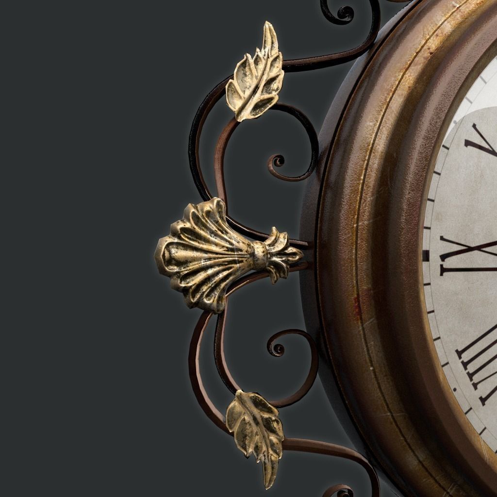 Edinburgh clock 3D model_1