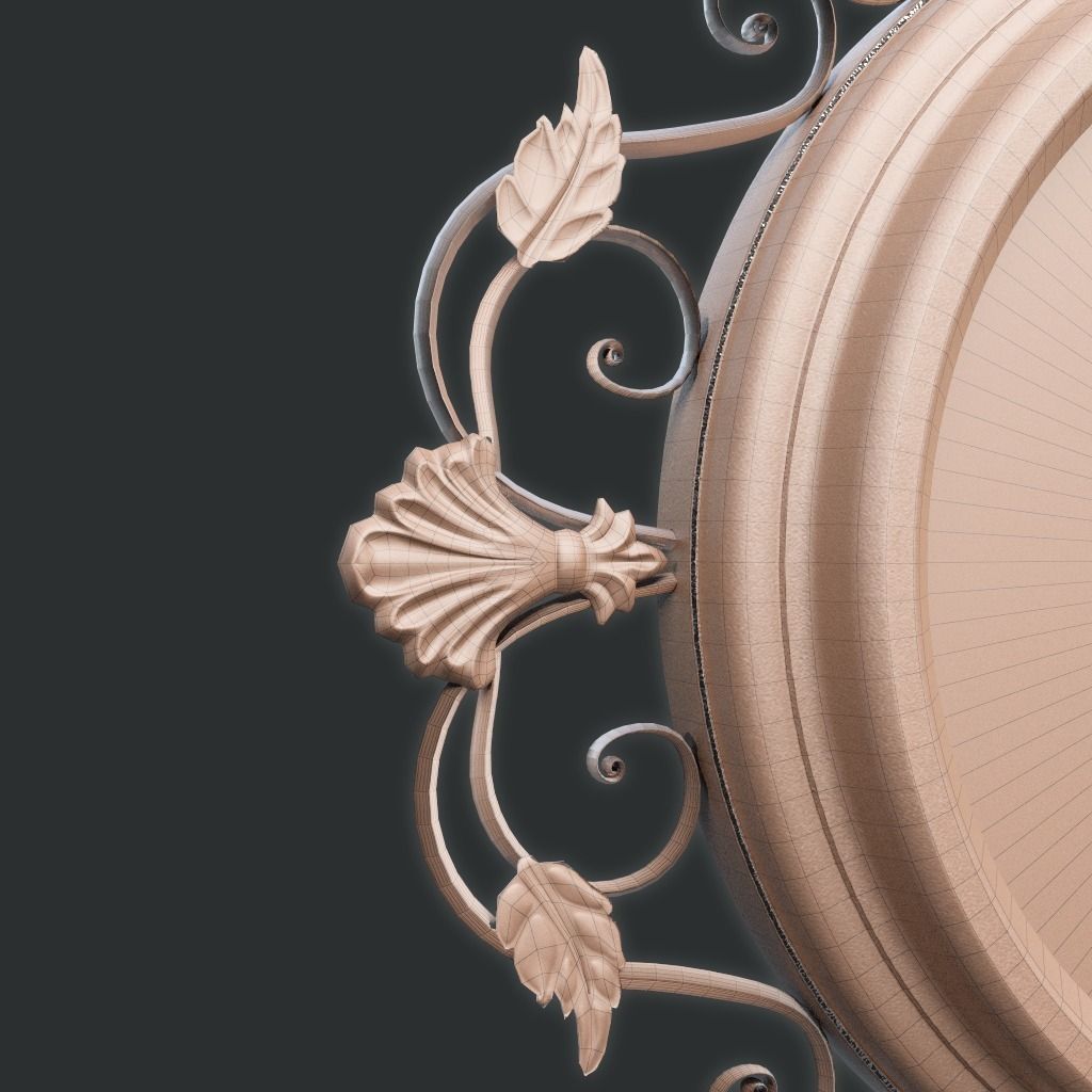 Edinburgh clock 3D model_3