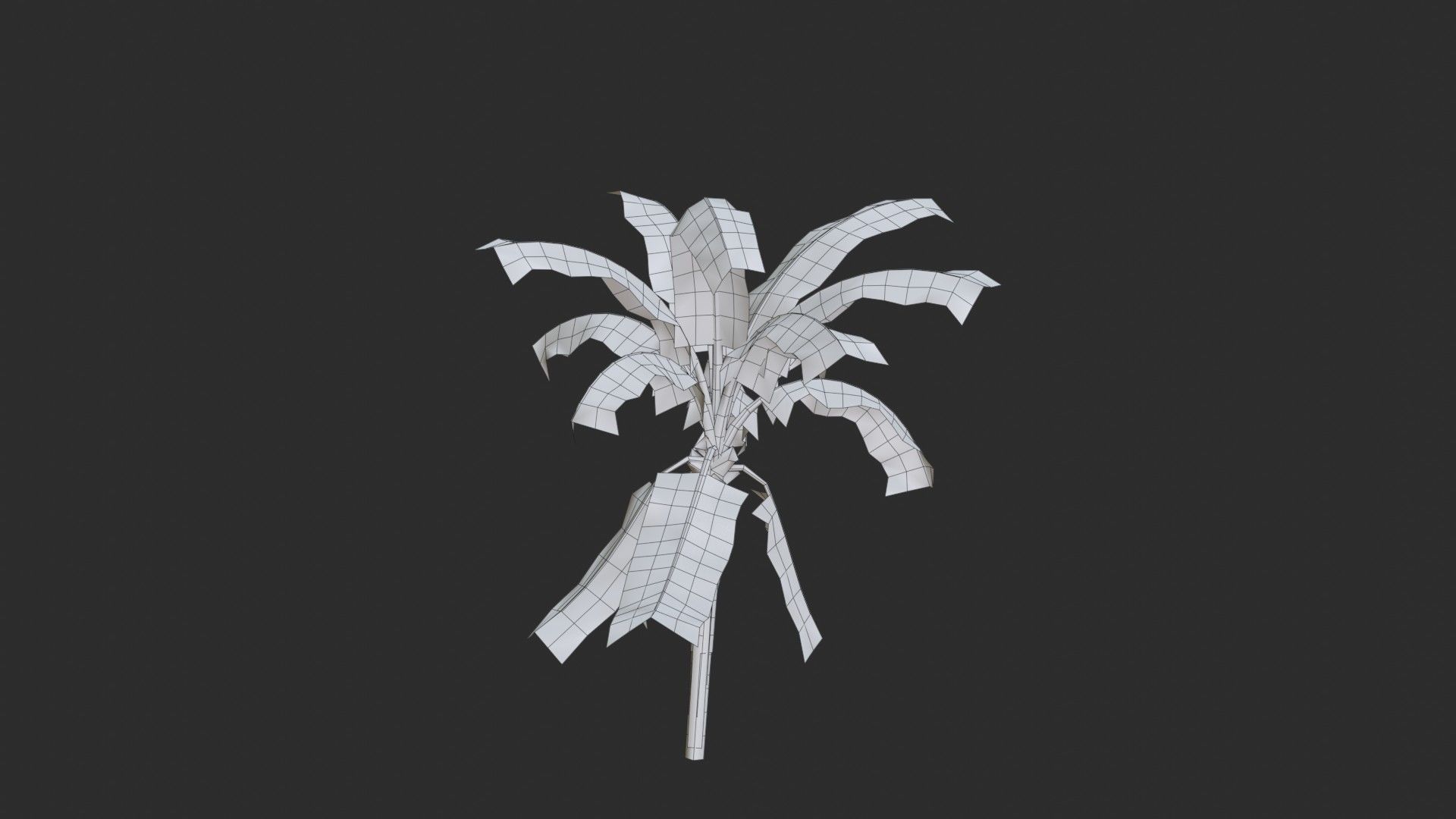 Banana Trees 03 Low-poly 3D model_28