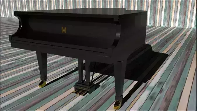 Piano 3D model