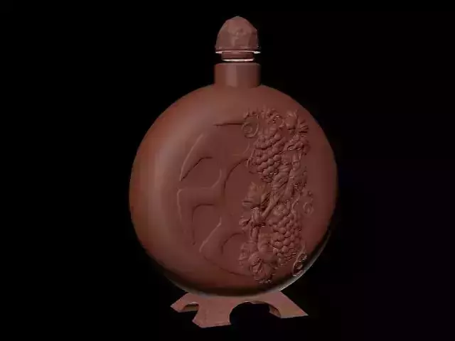 Vine Bottle Grape 3D print model