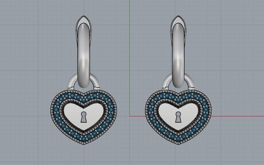 Earrings 06 3D print model_5