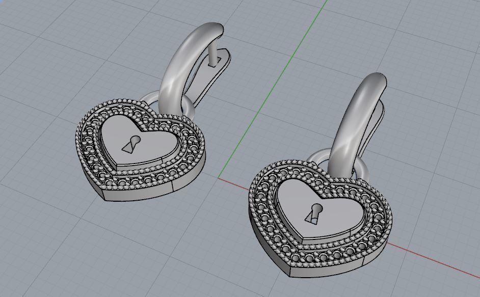 Earrings 06 3D print model_9