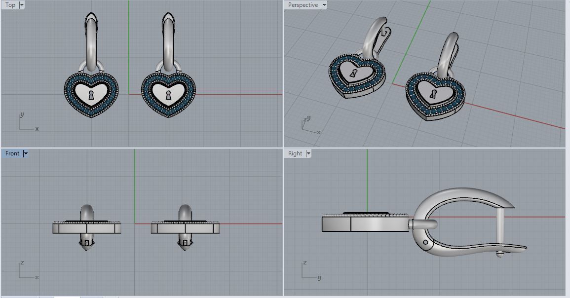 Earrings 06 3D print model_7