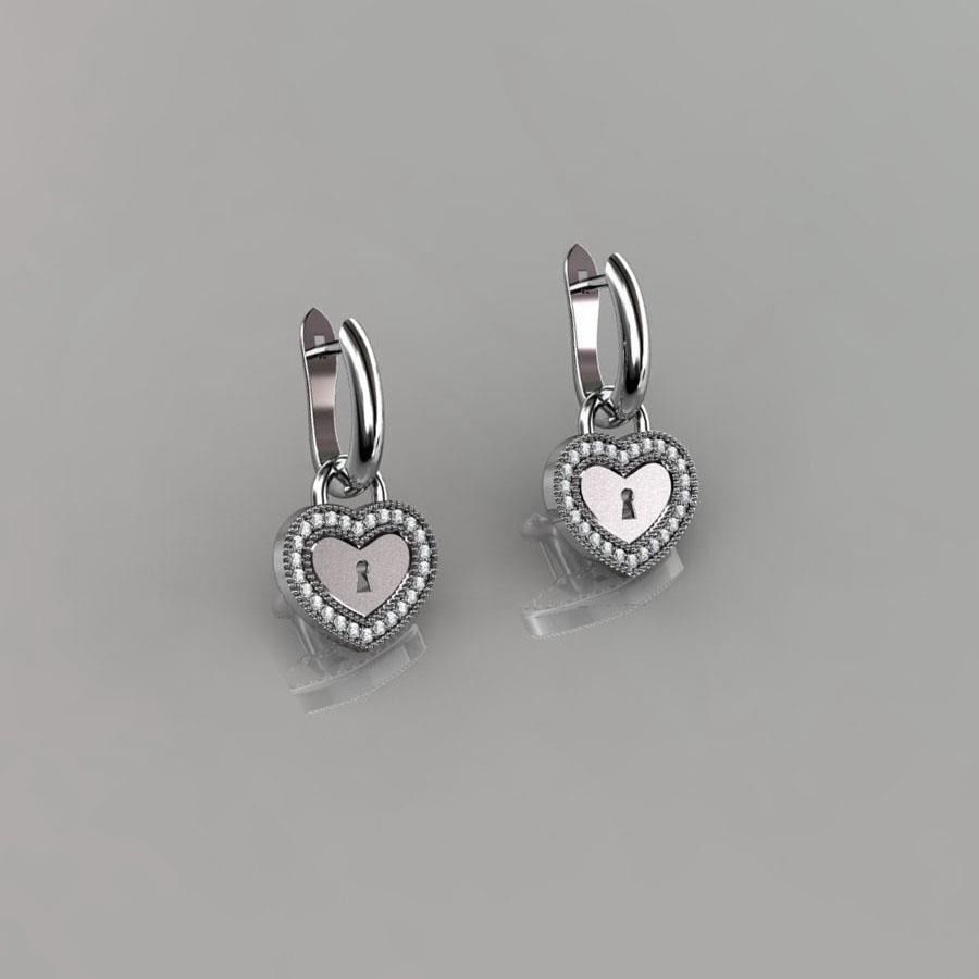 Earrings 06 3D print model_2