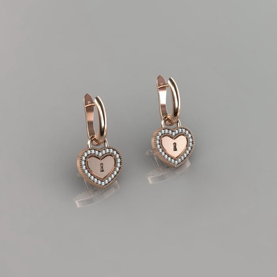 Earrings 06 3D print model_1