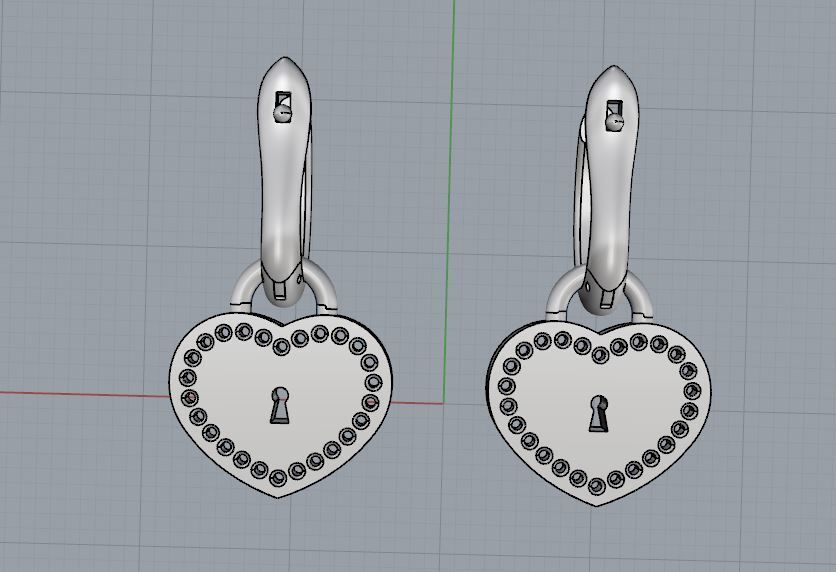 Earrings 06 3D print model_8