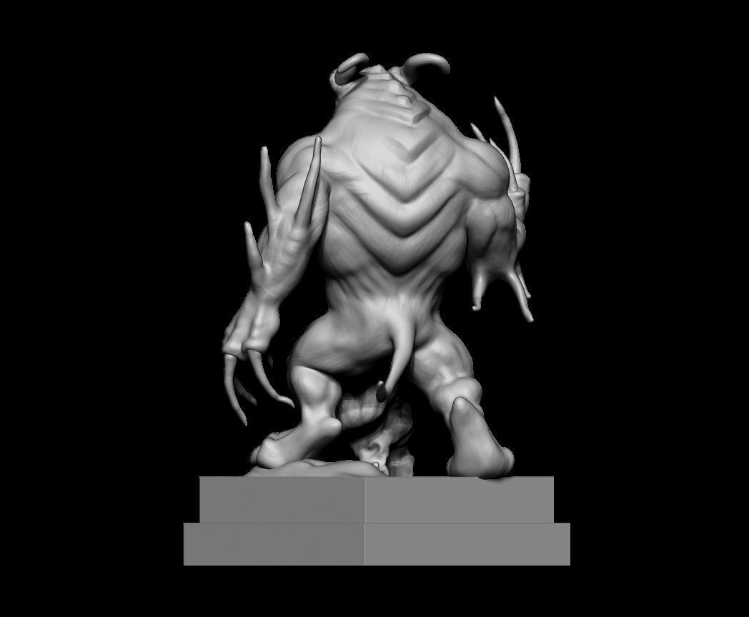 Demon tibia - fanart 3D print model_3