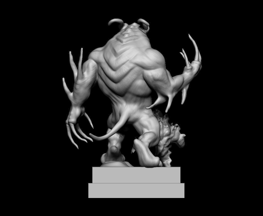 Demon tibia - fanart 3D print model_4