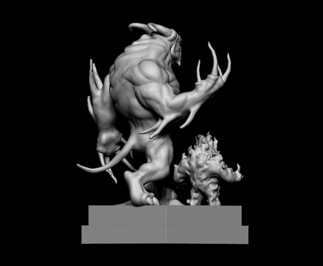 Demon tibia - fanart 3D print model_5