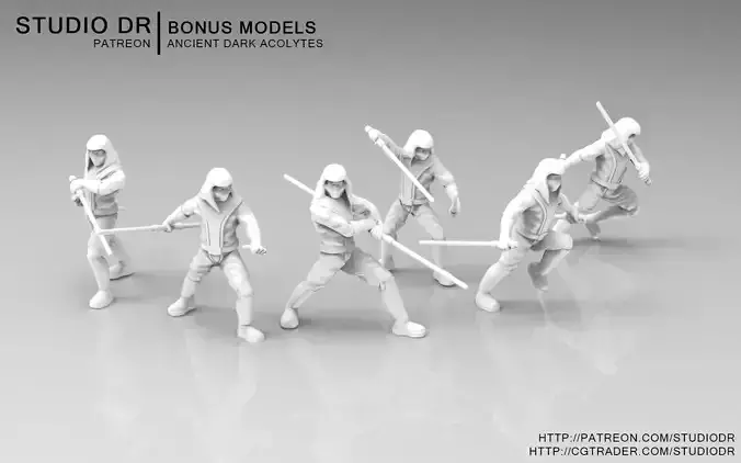 Ancient Dark Acolytes 3D print model