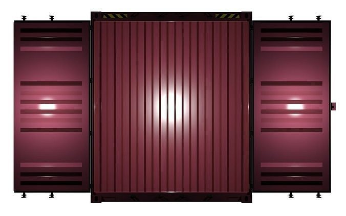Autodesk Revit 2016 Shipping Container 20 Foot High Cube 3D model