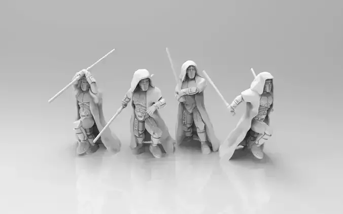 Old Dark Acolytes 3D print model