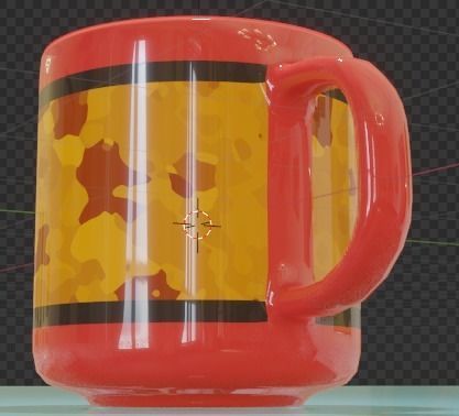 Simple mug 3D model_8