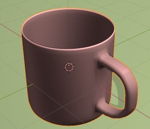 Simple mug 3D model_13