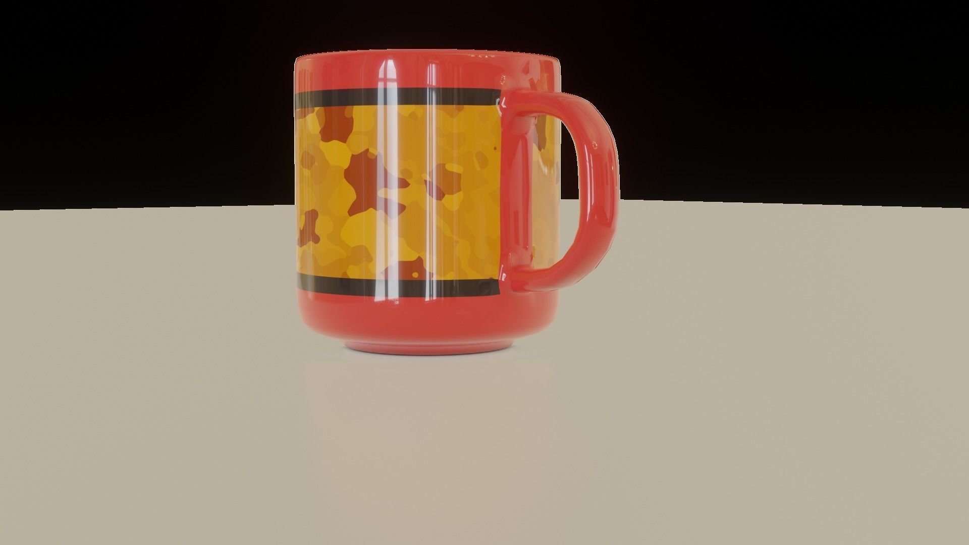 Simple mug 3D model_1