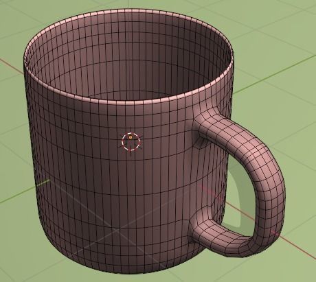 Simple mug 3D model_14