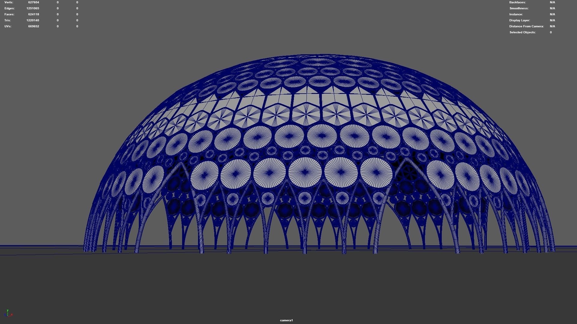 Expo 2020 Dubai AlWasl Dome only 3D model_3