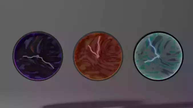 Futuristic Clocks Free 3D model