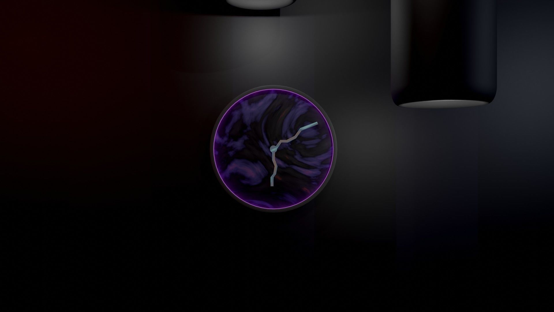Futuristic Clocks Free 3D model_1