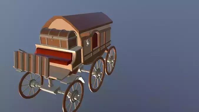 Medieval Trade Wagon