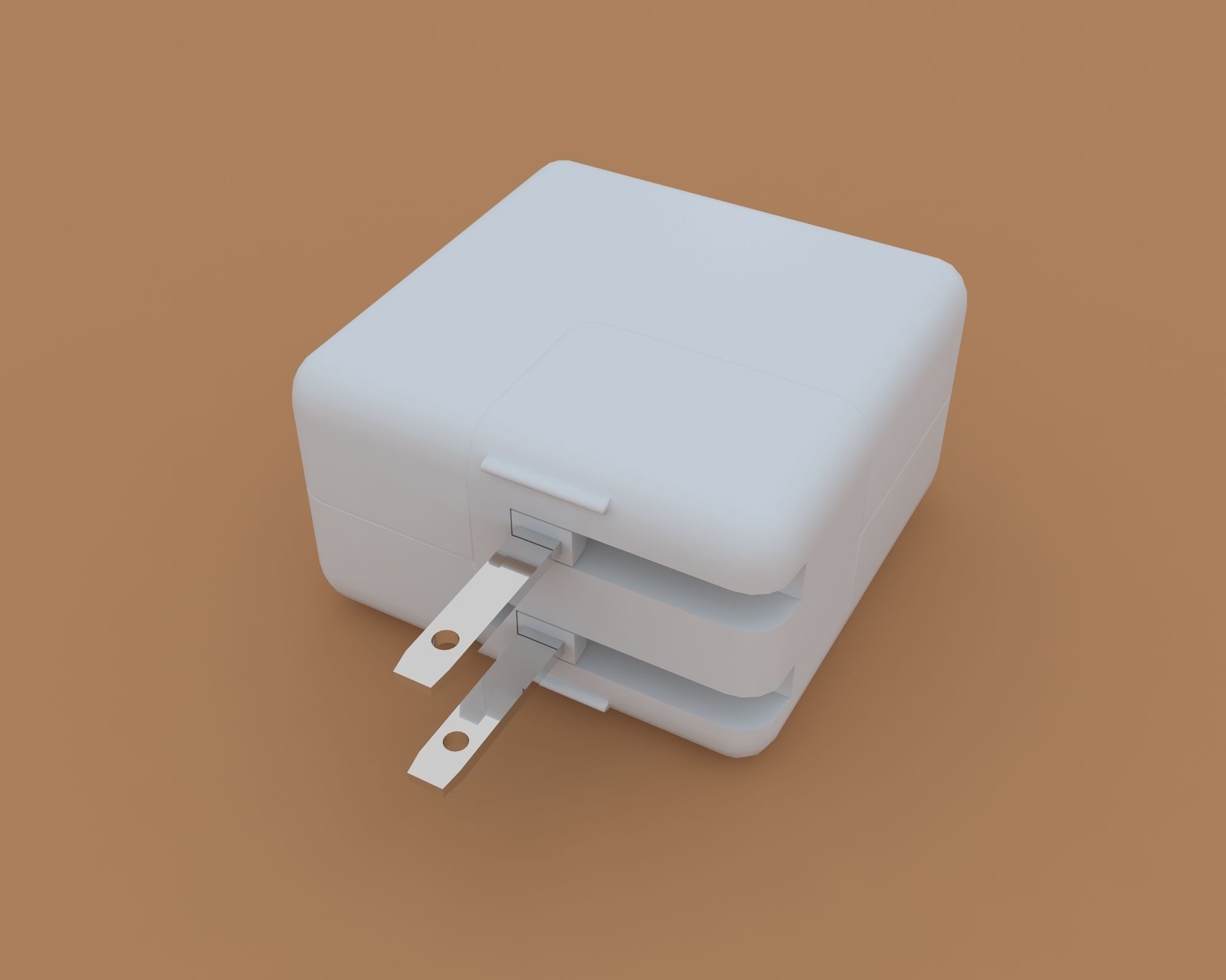 Power Supply Low-poly 3D model_6