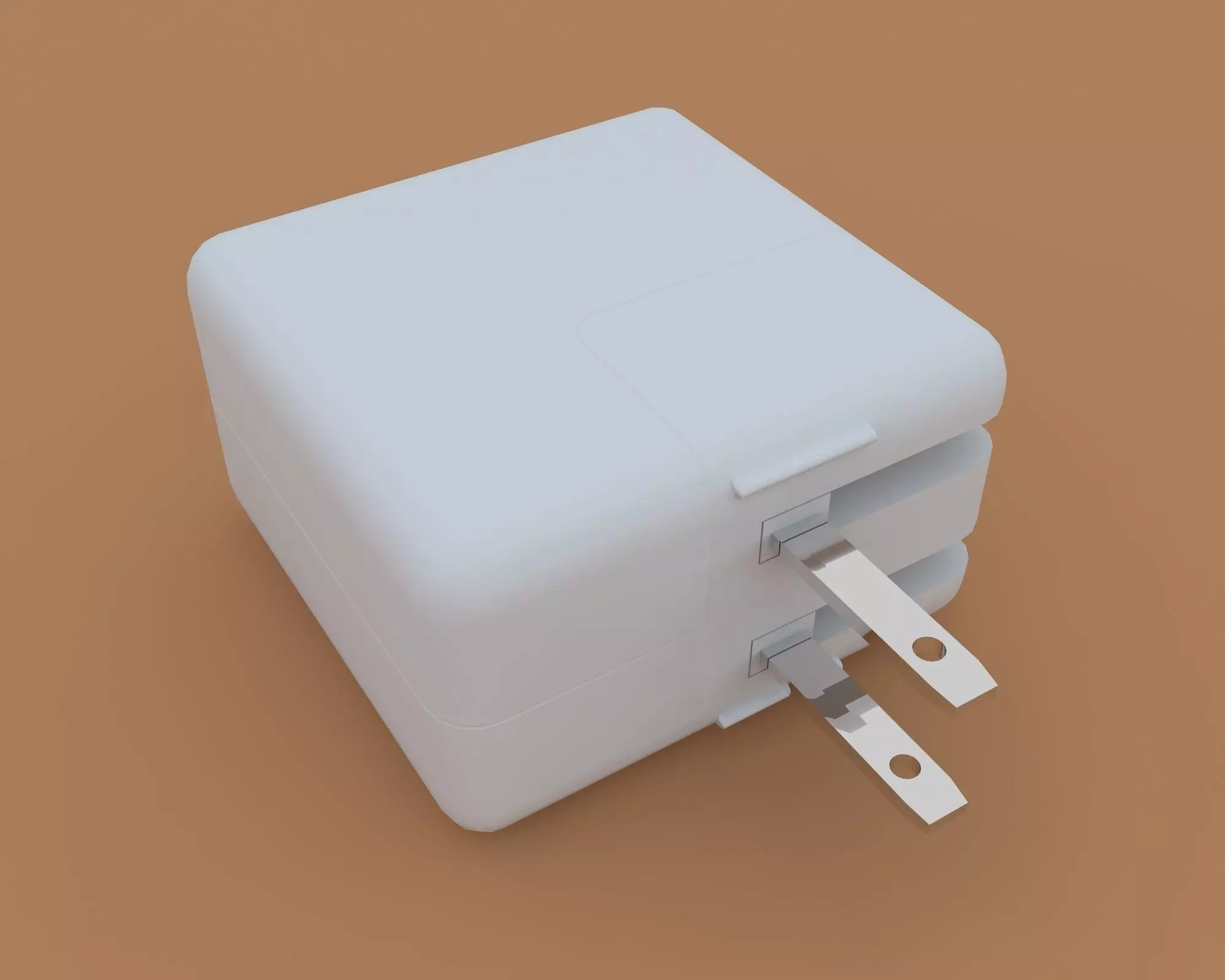 Power Supply Low-poly 3D model_0