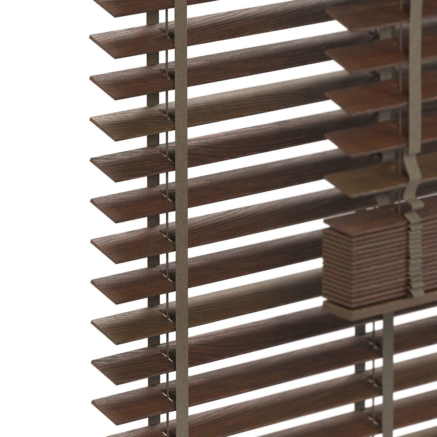 WOODand PVC Blinds 3D Model Collection_1