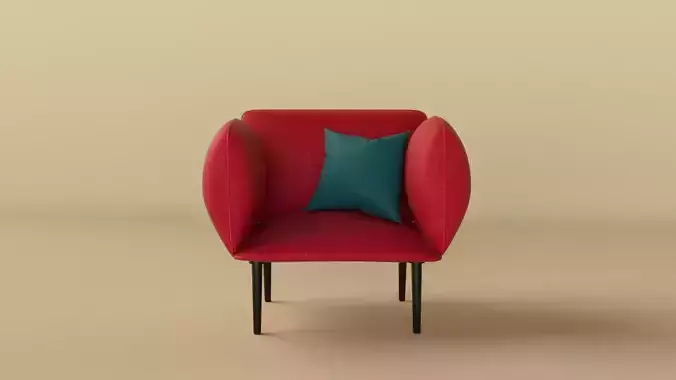 Sofa Chair for Lounge with Cushion