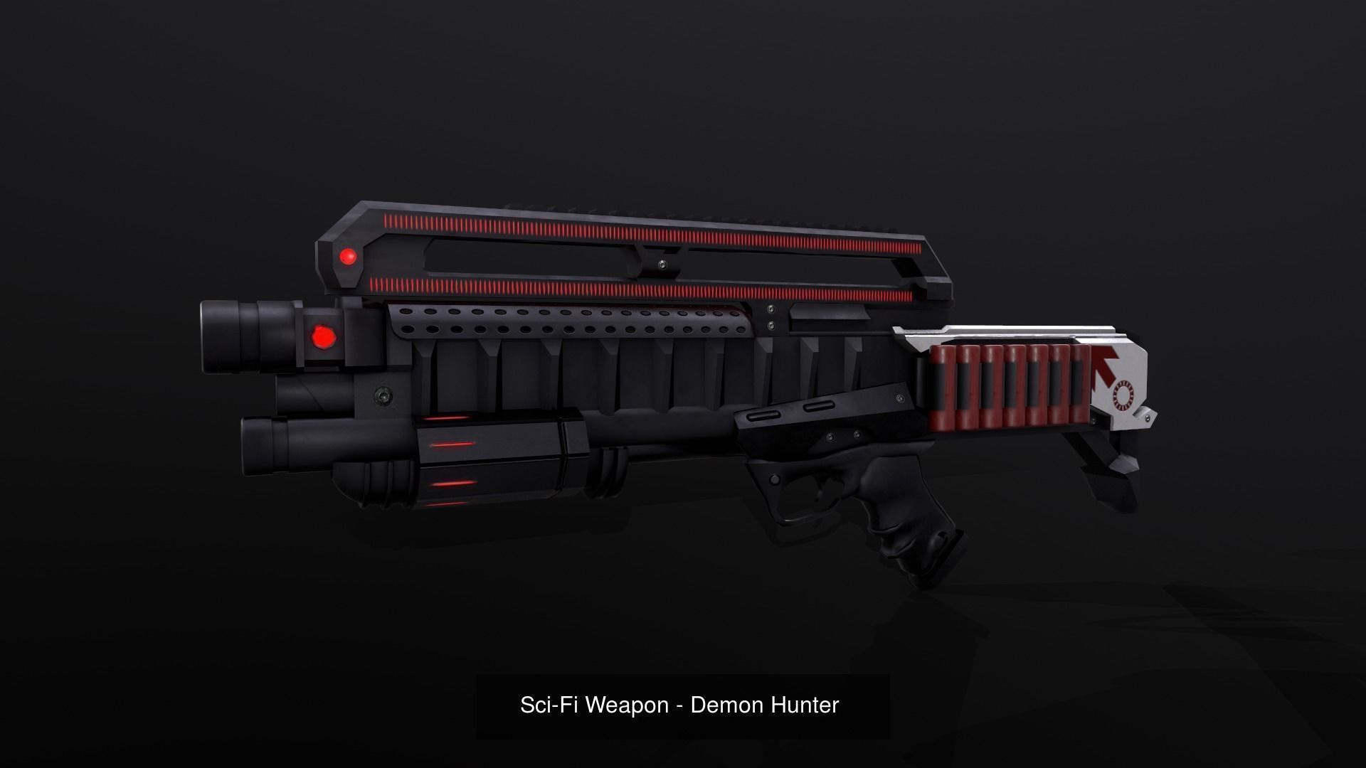 Sci-Fi Weapon Pack 2 3D Model Collection_27
