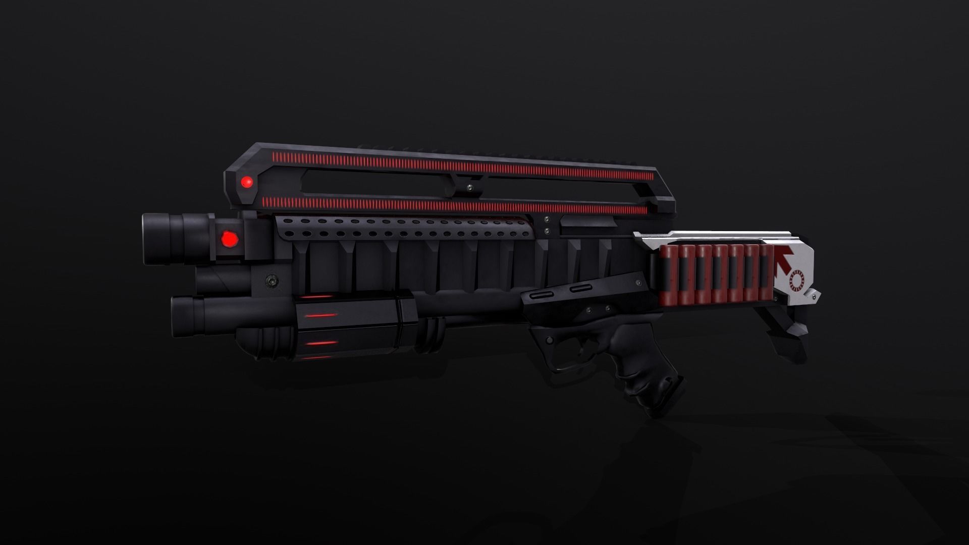 Sci-Fi Weapon Pack 2 3D Model Collection_16