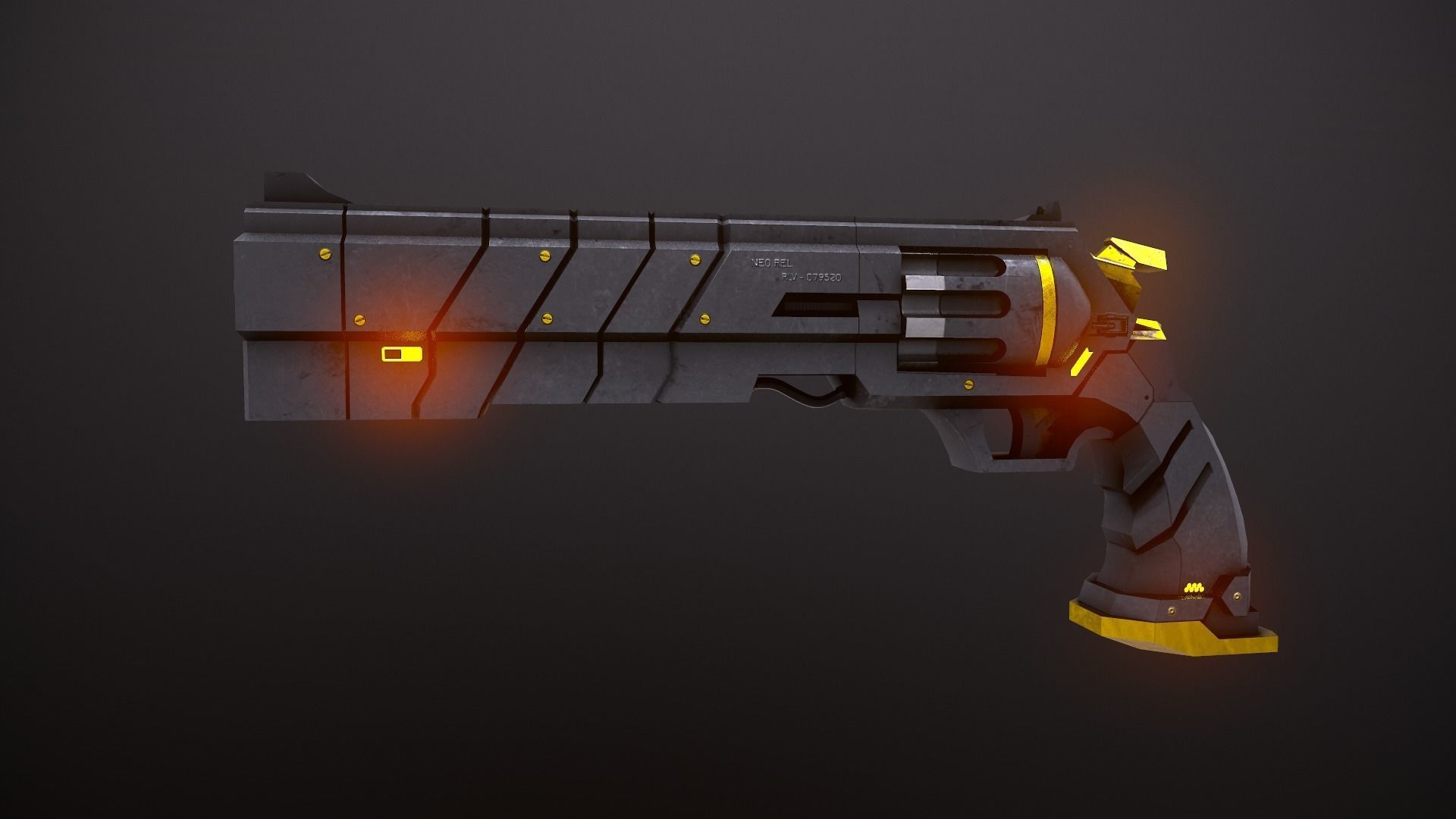 Sci-Fi Weapon Pack 2 3D Model Collection_26