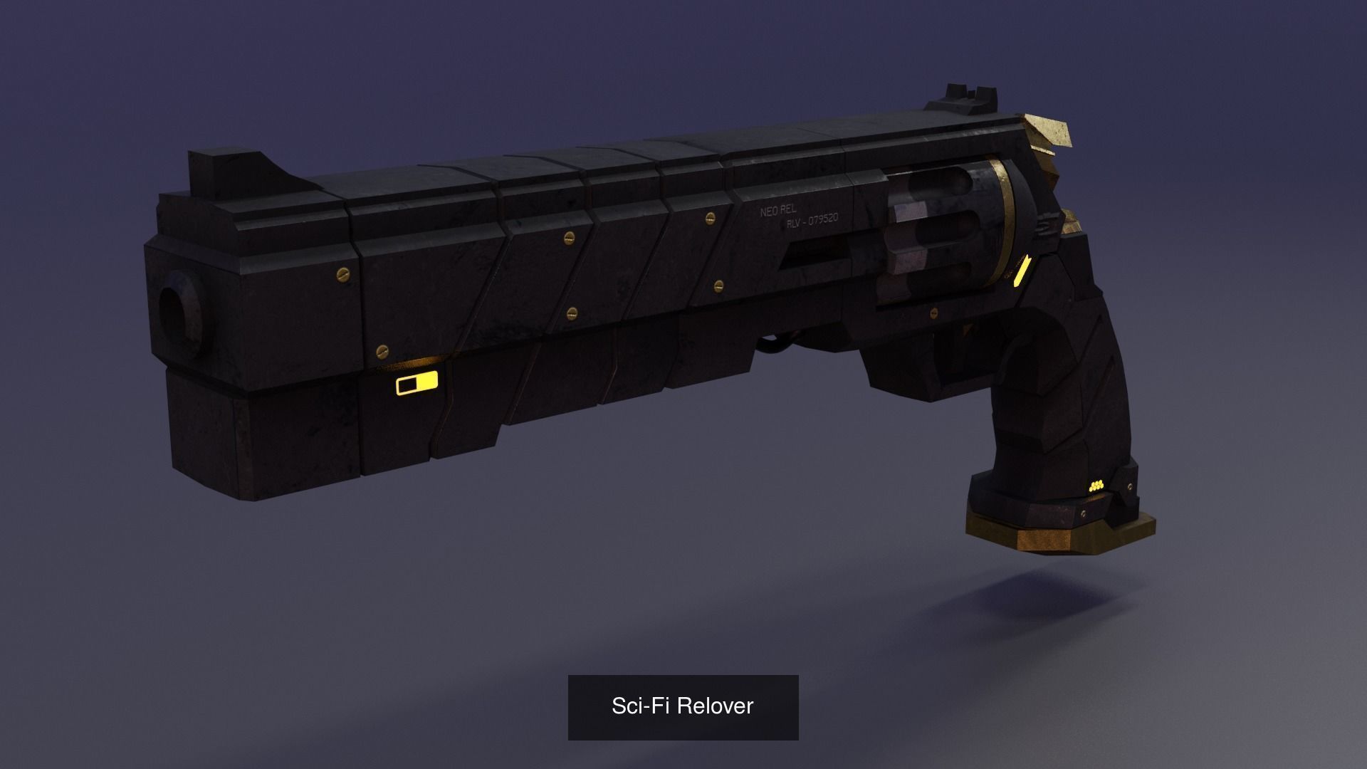 Sci-Fi Weapon Pack 2 3D Model Collection_19