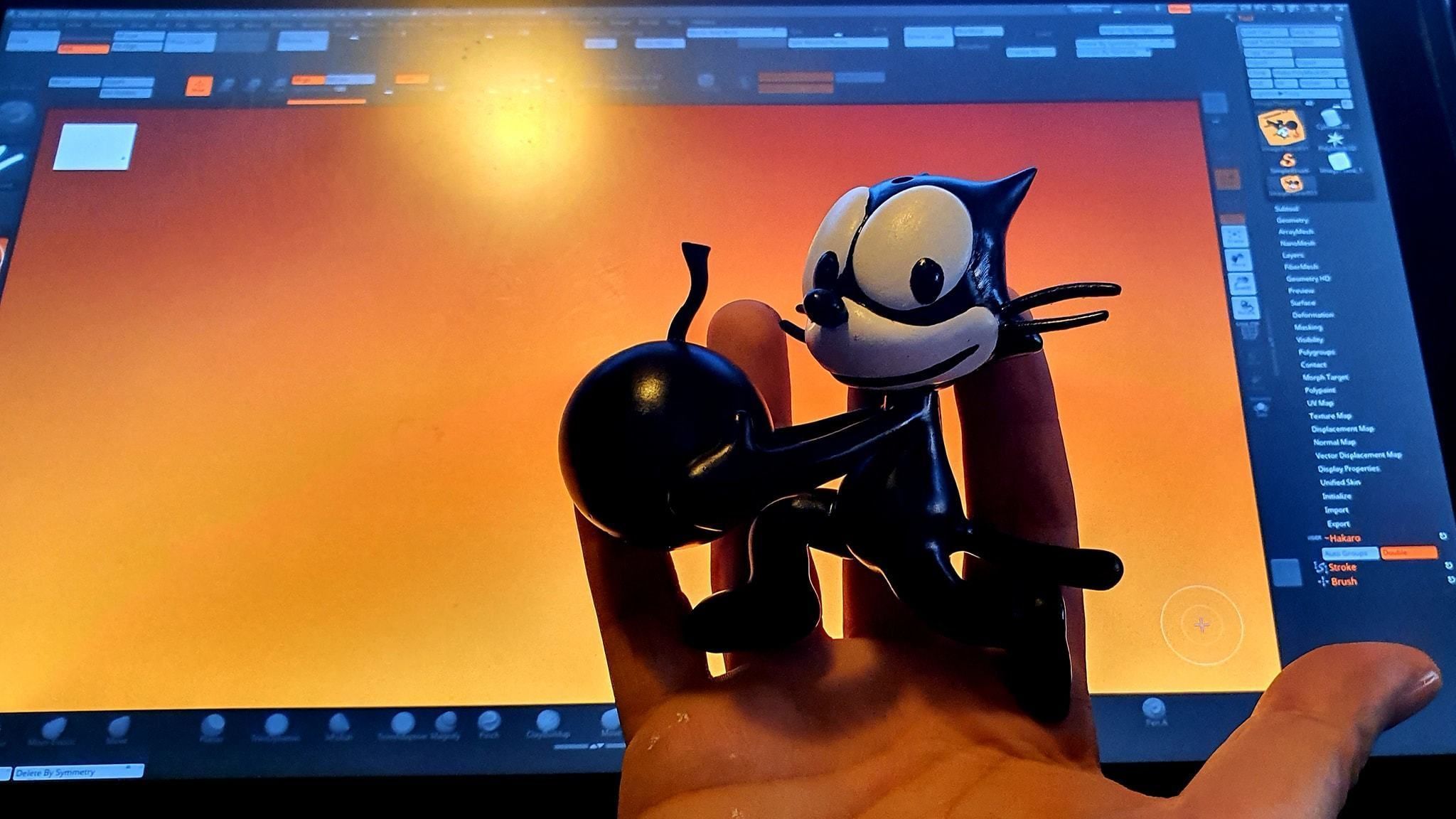 Felix The Cat Bomcat 3D print model_2
