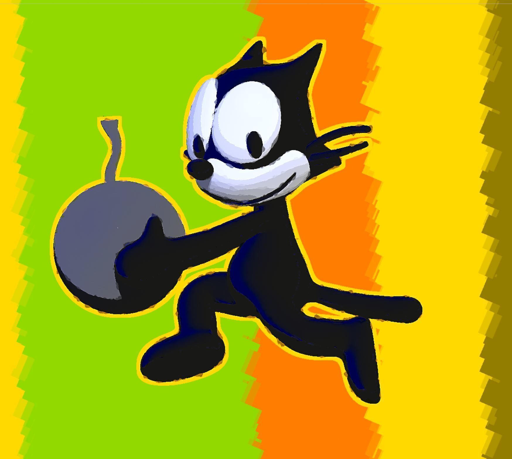 Felix The Cat Bomcat 3D print model_3