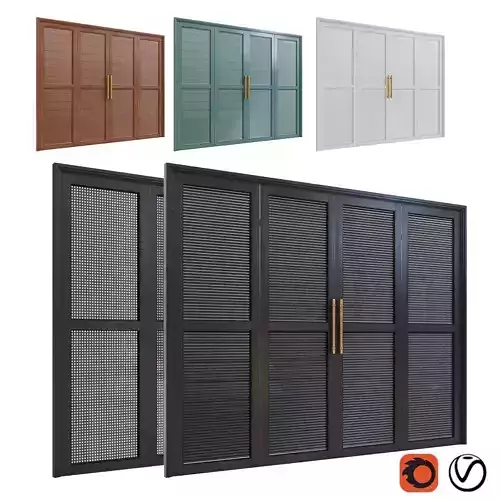 Wardrobe set03 3D model