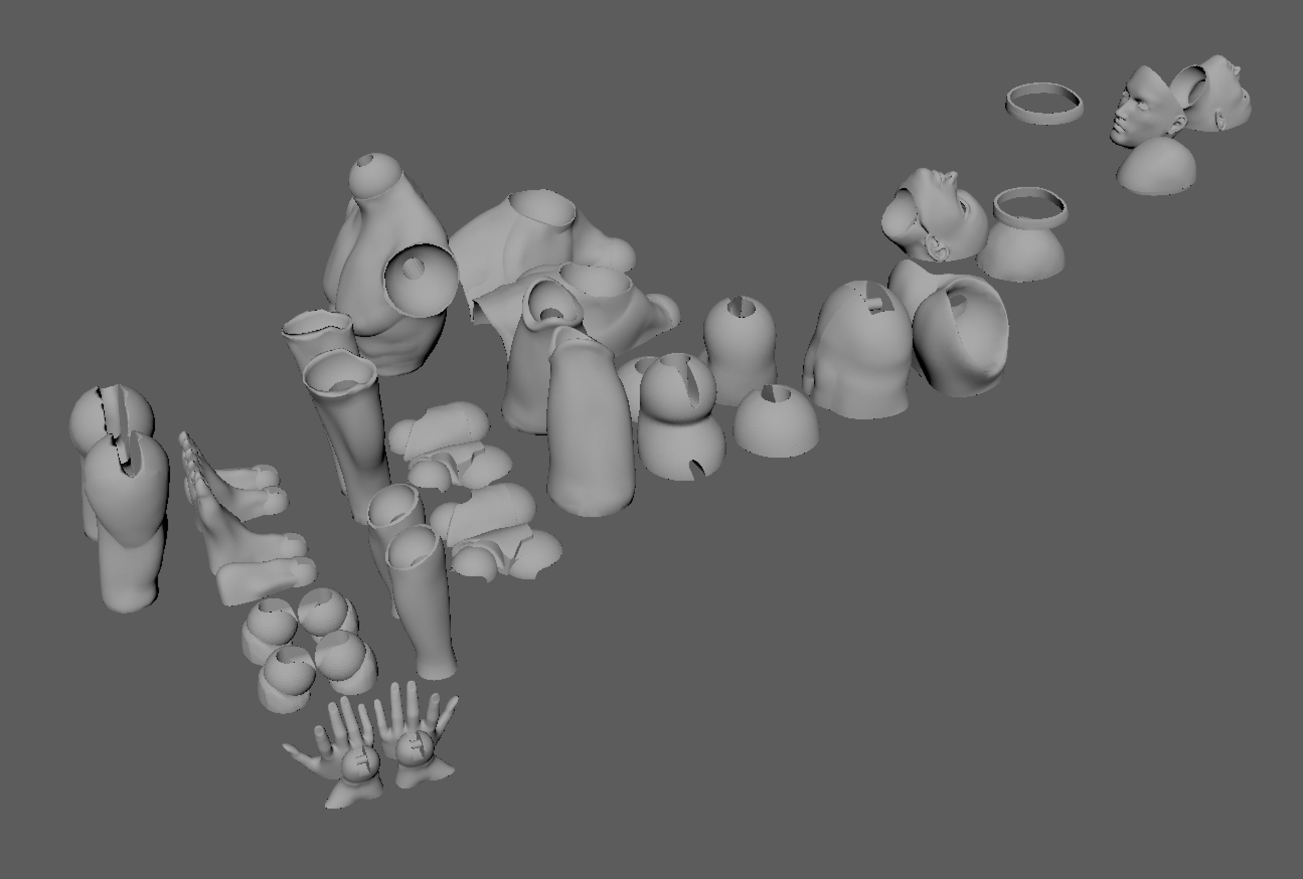 3D Printable Male BJD Ball Jointed Doll 3D print model_1