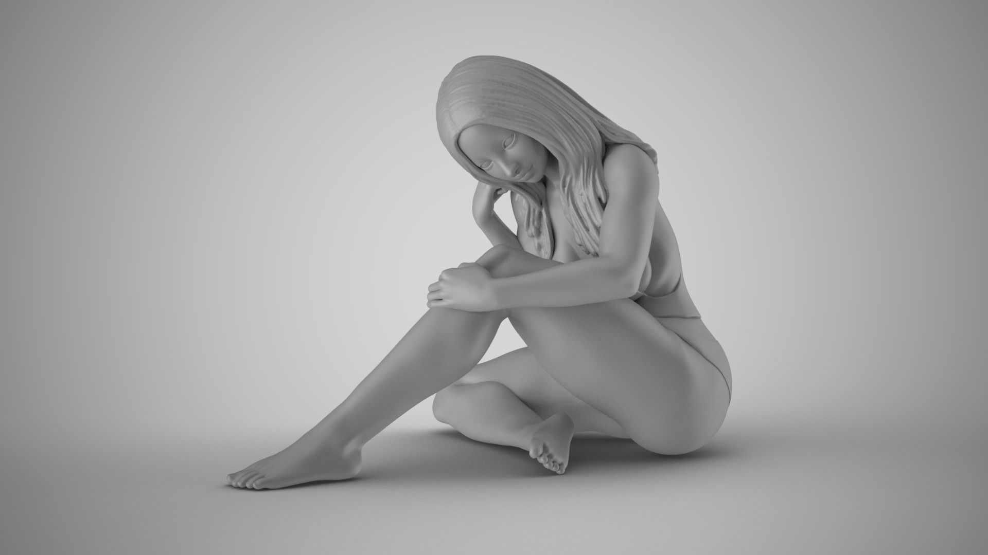 Tender Girl 5 3D print model_2