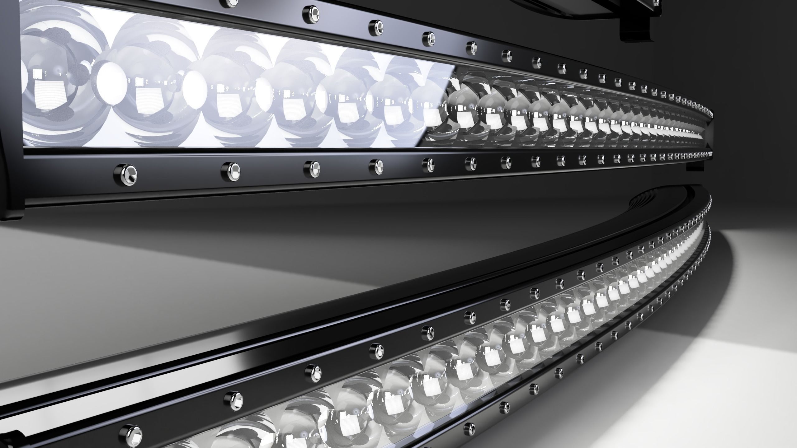 3 Curved light bars 3D model_4