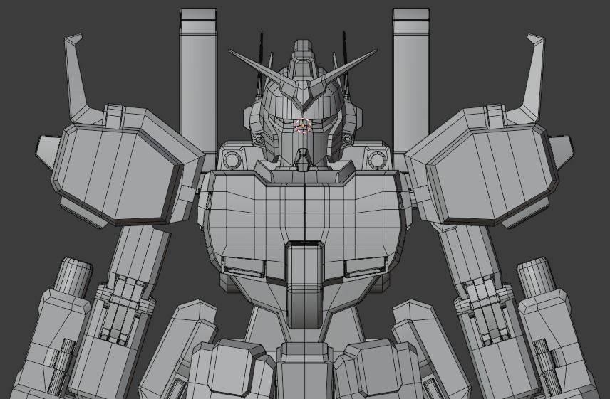 Gundam Heavyarms Custom Fanmade 3D model_6