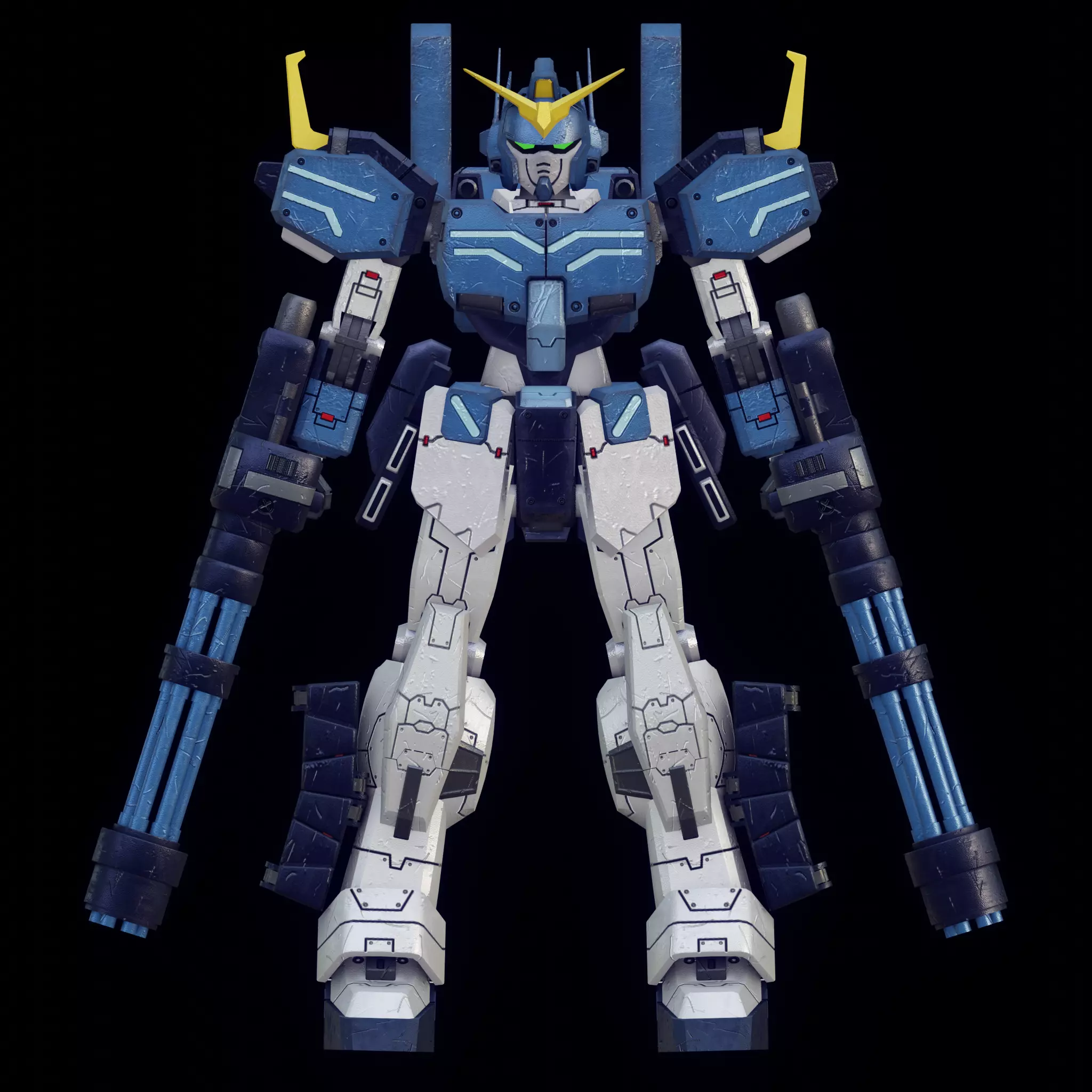 Gundam Heavyarms Custom Fanmade 3D model_0