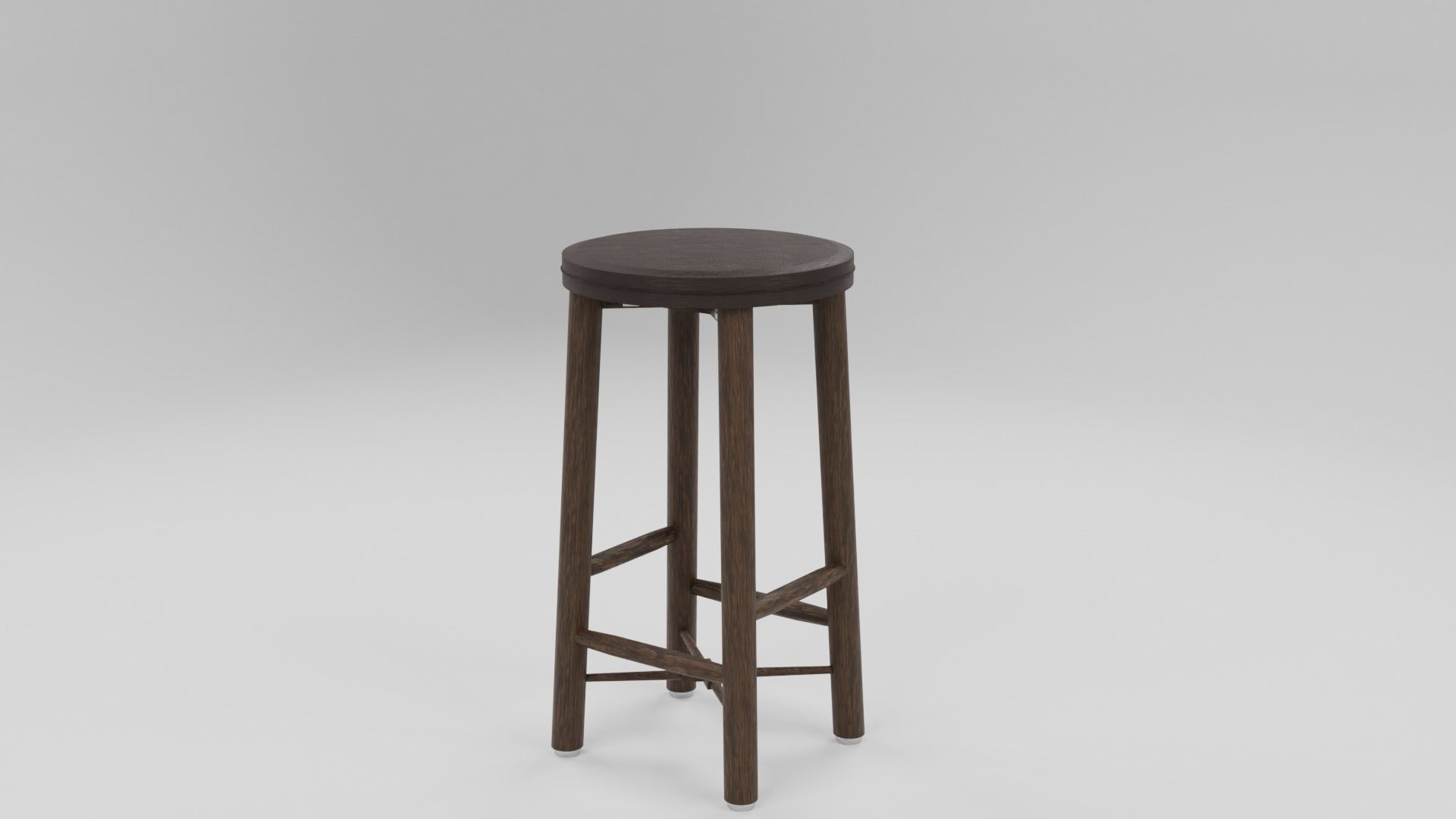 bar chair 3D model_5