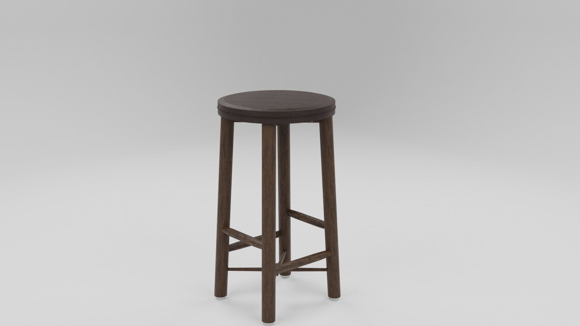 bar chair 3D model_3