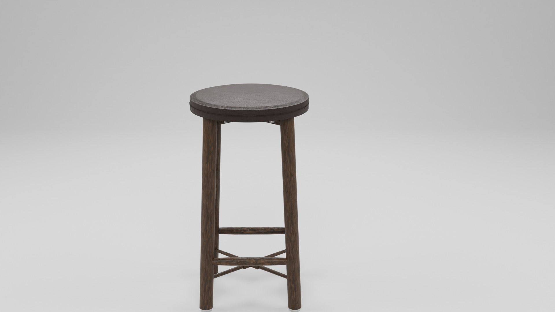 bar chair 3D model_4