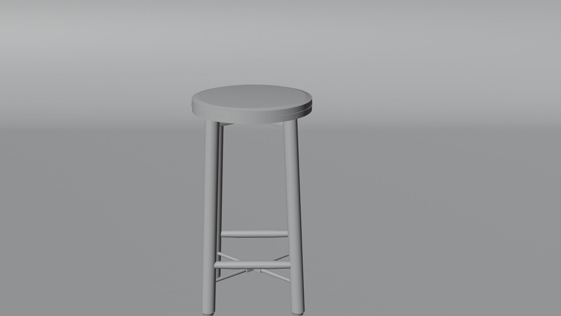 bar chair 3D model_13
