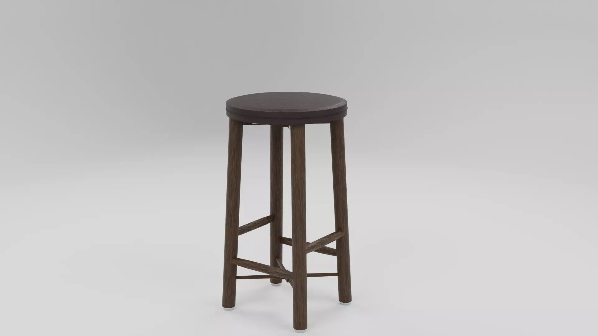 bar chair 3D model_0