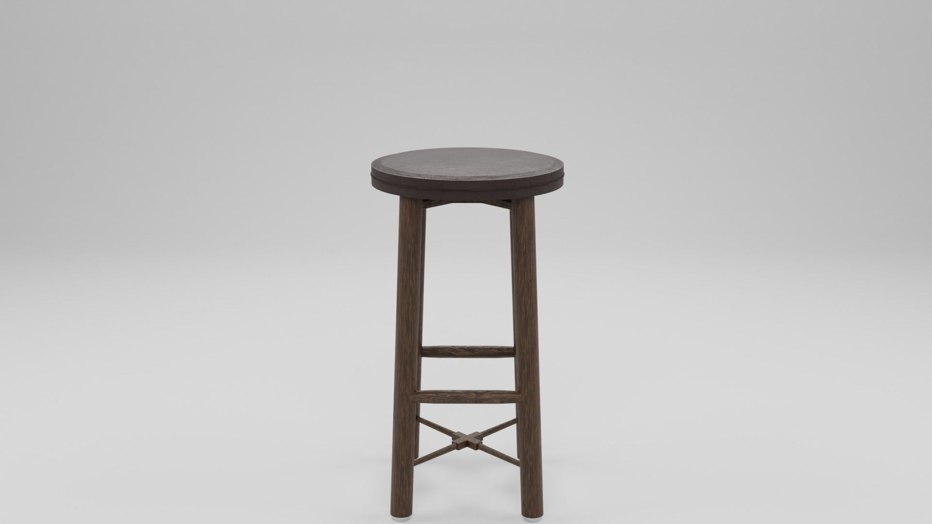 bar chair 3D model_6