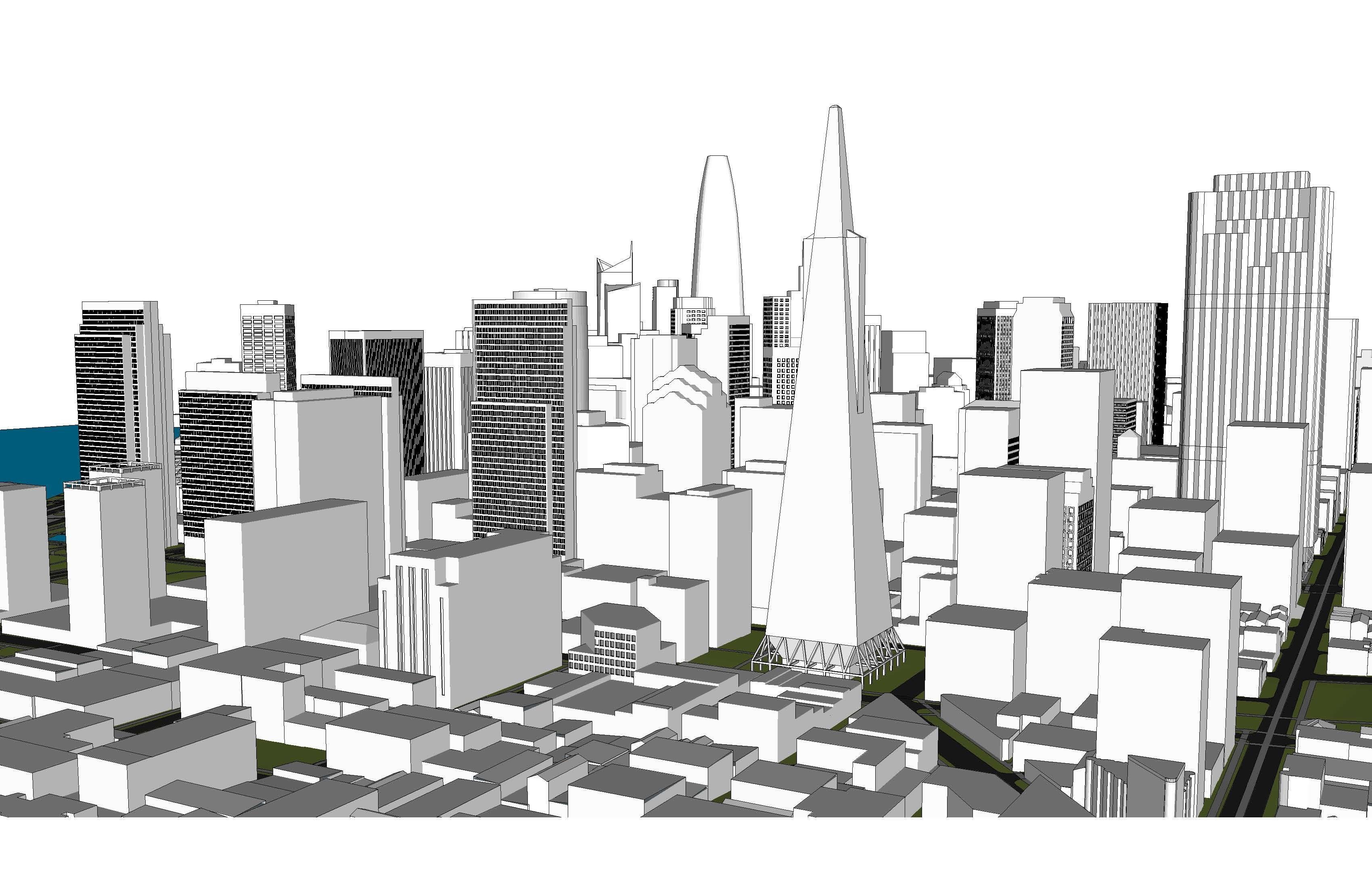 Downtown San Francisco 3D model_9