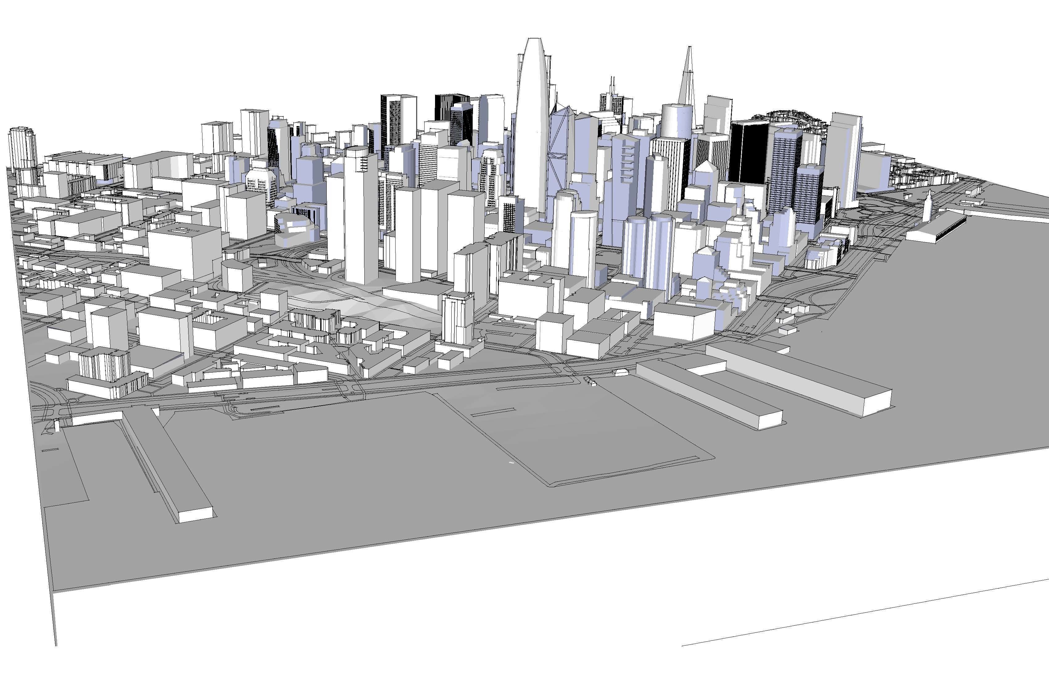 Downtown San Francisco 3D model_7