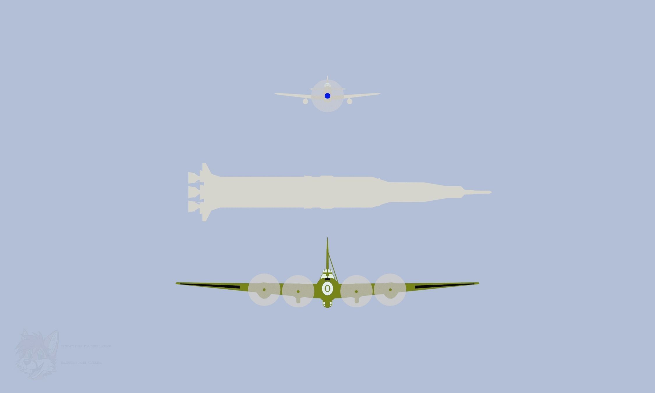 History in Flight 2D 3D Model Collection_1